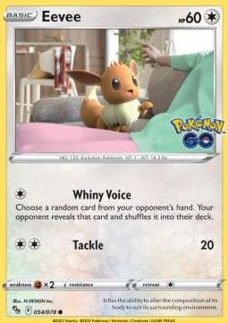 Eevee (PGO 054) Reverse Holo