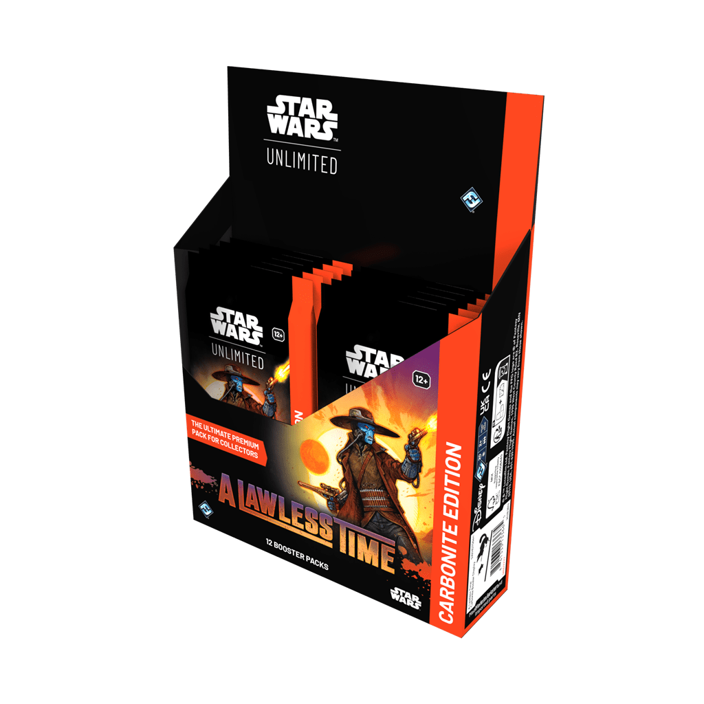 FFG - Star Wars Unlimited - A Lawless Time Carbonite Booster Display (12 Booster) - EN FFG - Star Wars: Unlimited - A Lawless Time Carbonite Booster Display (12 Booster) - EN - Image 1