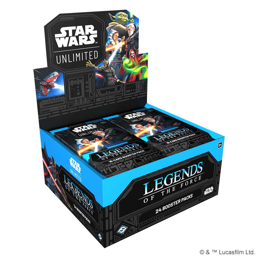 FFG - Star Wars: Unlimited - Legends of the Force Booster Display (24 Booster) - EN