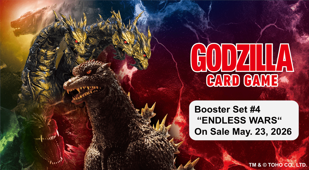 Godzilla Card Game - Endless Wars Booster Display (12 Packs) - EN