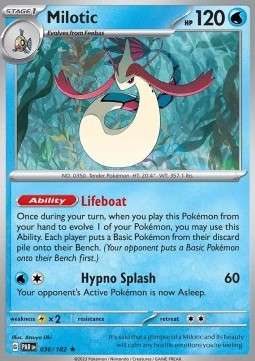 Milotic (PAR 036) Reverse Holo