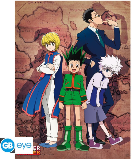 HUNTER X HUNTER Αφίσα Heroes (52x38cm)