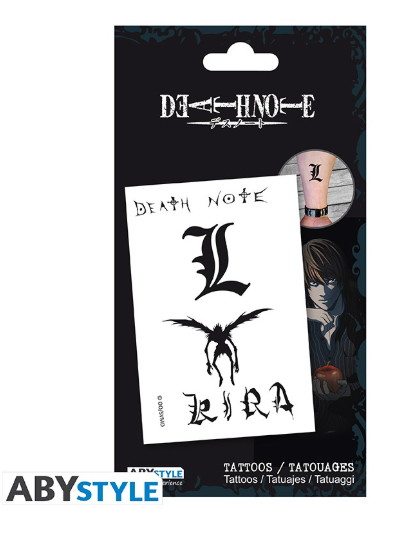 DEATH NOTE Σετ Ημιμόνιμων Τατουάζ