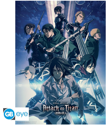 ATTACK ON TITAN Αφίσα S4 Group (52x38cm)
