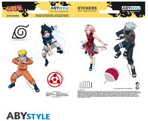NARUTO Αυτοκόλλητα Team 7 (16x11cm)