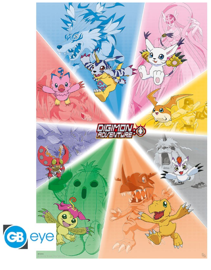 DIGIMON Αφίσα Digimon Group (91.5x61cm)