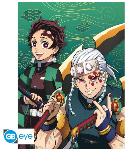 DEMON SLAYER Αφίσα Tanjiro & Tengen (52x38cm)
