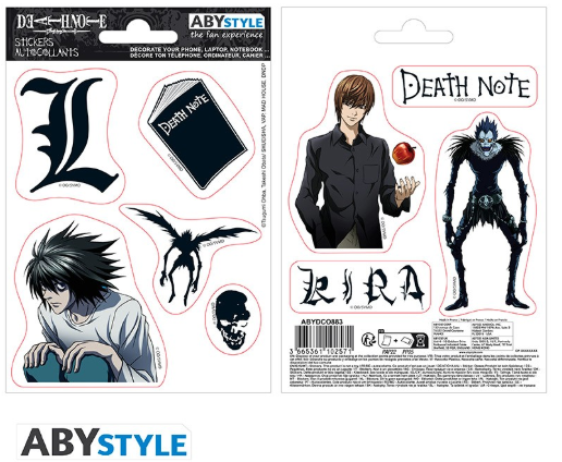 DEATH NOTE Αυτοκόλλητα Icons Death Note (16x11cm)