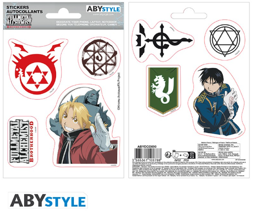 FULLMETAL ALCHEMIST Αυτοκόλλητα Alchemists (16x11cm)