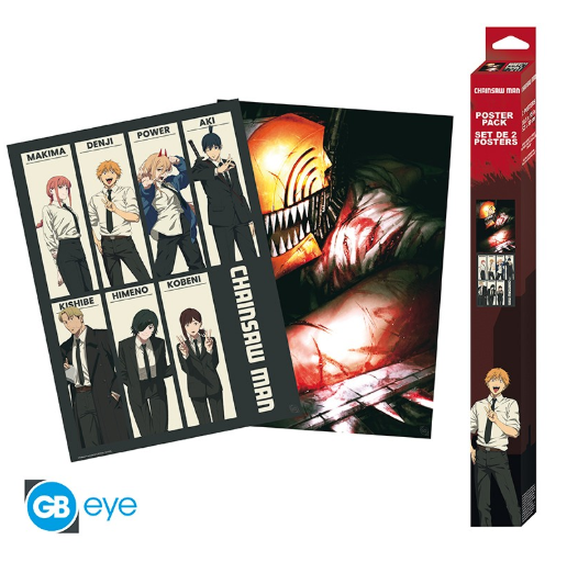 CHAINSAW MAN Σετ με δύο Αφίσες Devil Hunters (52x38cm)