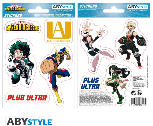 MY HERO ACADEMIA Αυτοκόλλητα UA High School (16x11cm)