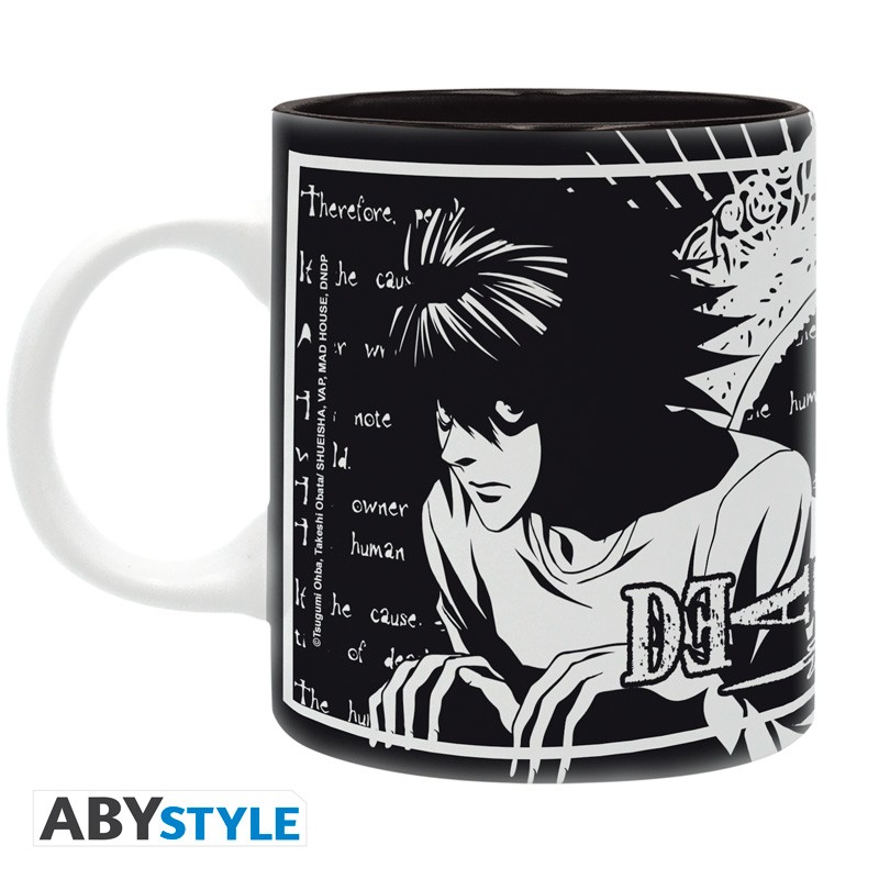 DEATH NOTE - Mug - 320 ml - Light vs L