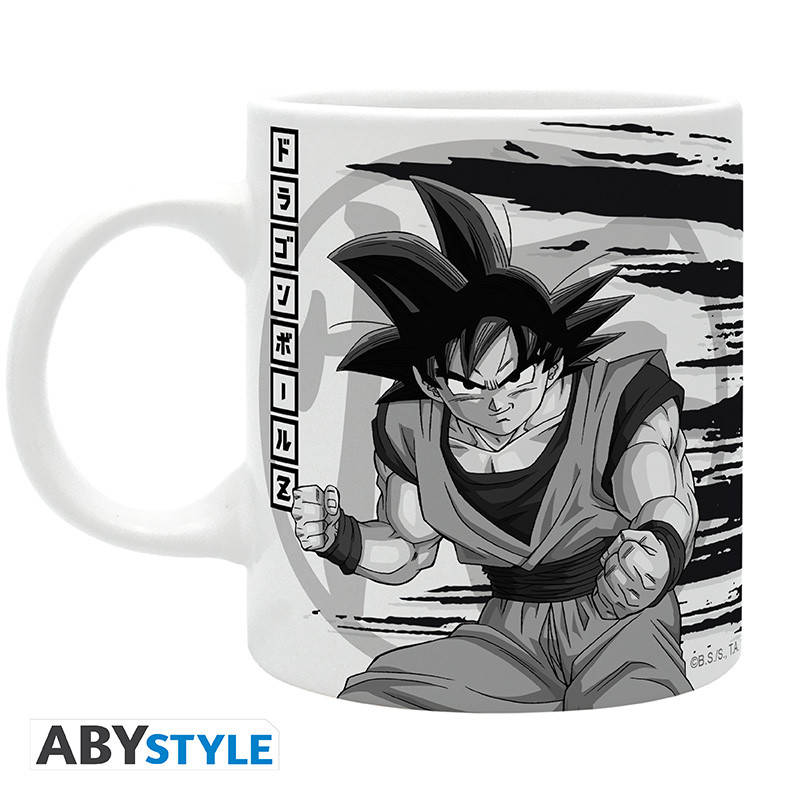 DRAGON BALL - Mug - 320 ml - DBZ/ Goku B&W