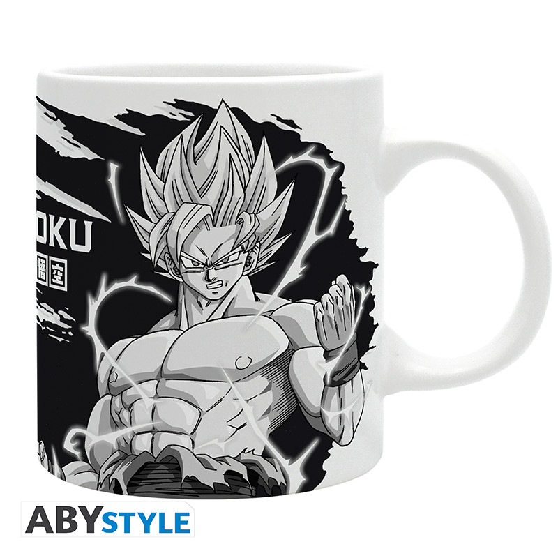 DRAGON BALL - Mug - 320 ml - DBZ/ Goku B&W