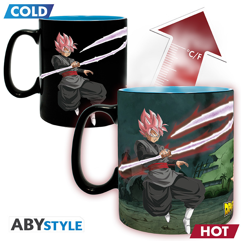 DRAGON BALL SUPER - Mug Heat Change - 460ml-SaiyansvsBlack
