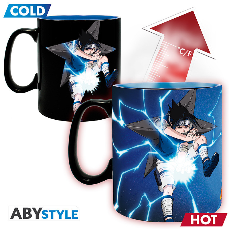 NARUTO - Mug Heat Change - 460 ml- Naruto & Sasuke