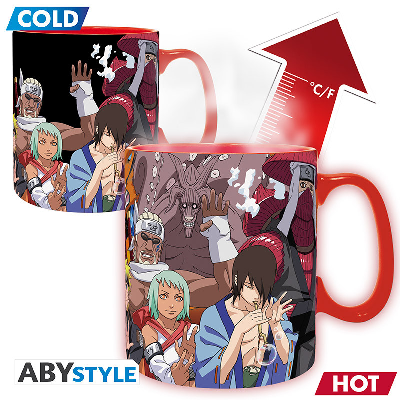 NARUTO SHIPPUDEN - Mug Heat Change -460ml- Bijû&Jinchûriki