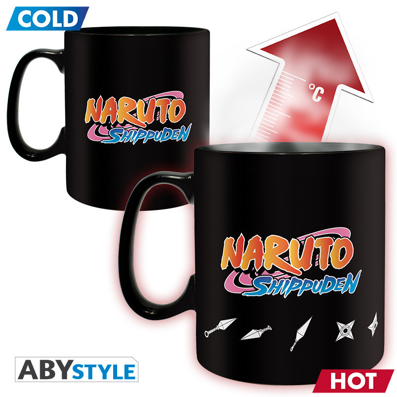NARUTO SHIPPUDEN - Mug HeatChange - 460 ml -Multicloning