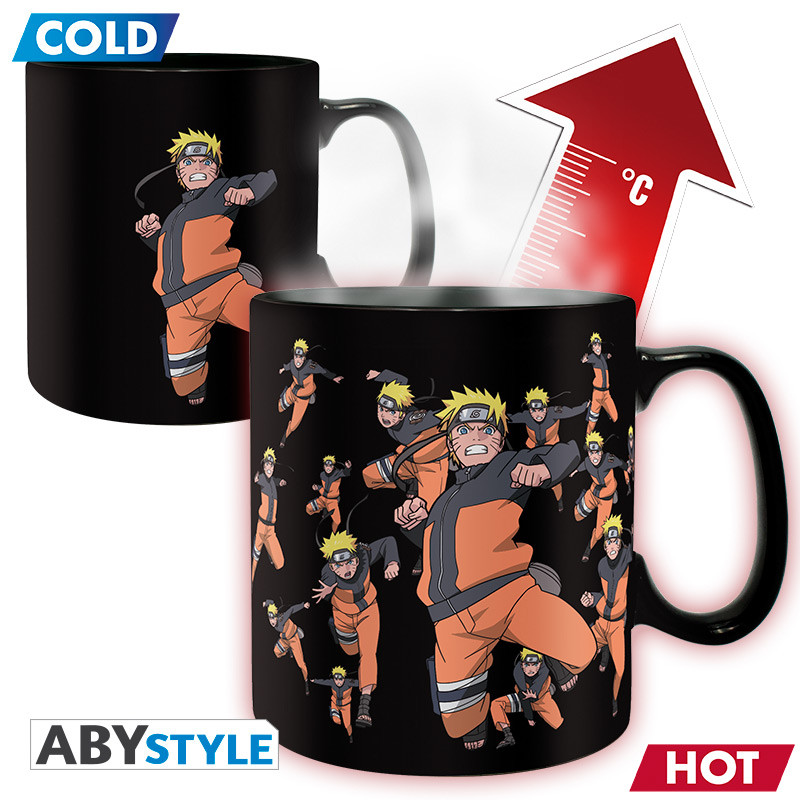 NARUTO SHIPPUDEN - Mug HeatChange - 460 ml -Multicloning